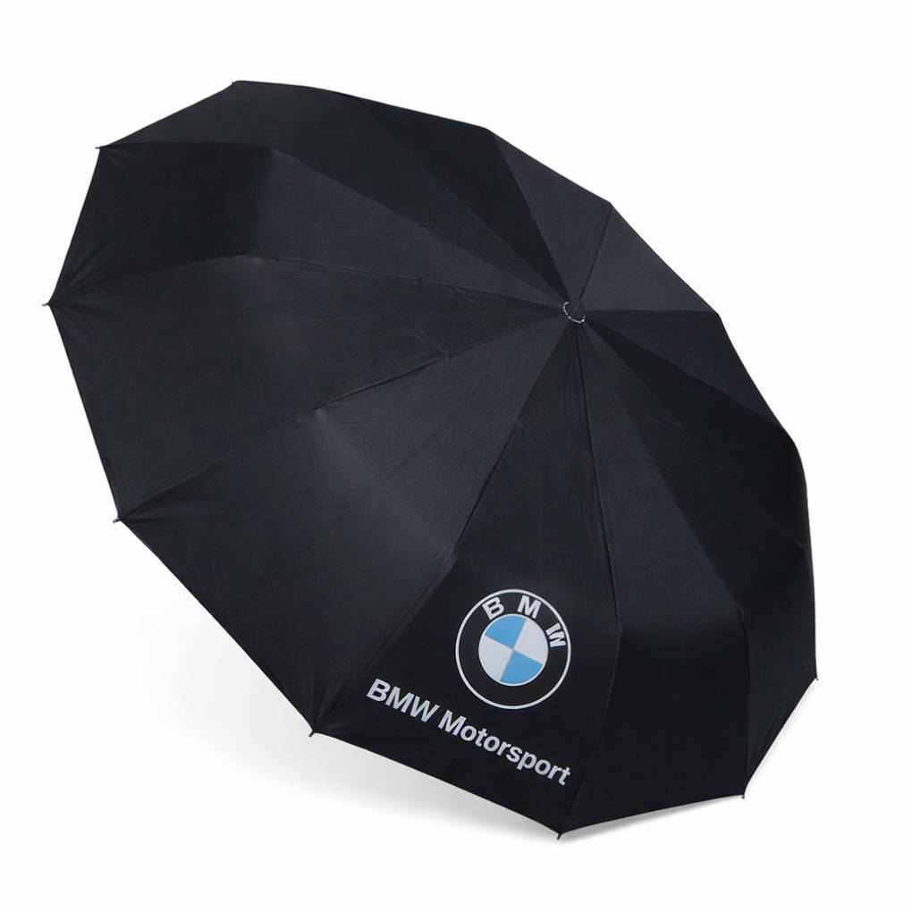 BMW Windproof 16 Sticks Auto Open and Close Umbrella (Black)