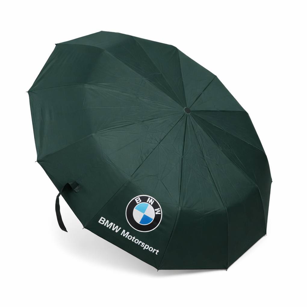 BMW Windproof 16 Sticks Auto Open and Close Umbrella (Green)