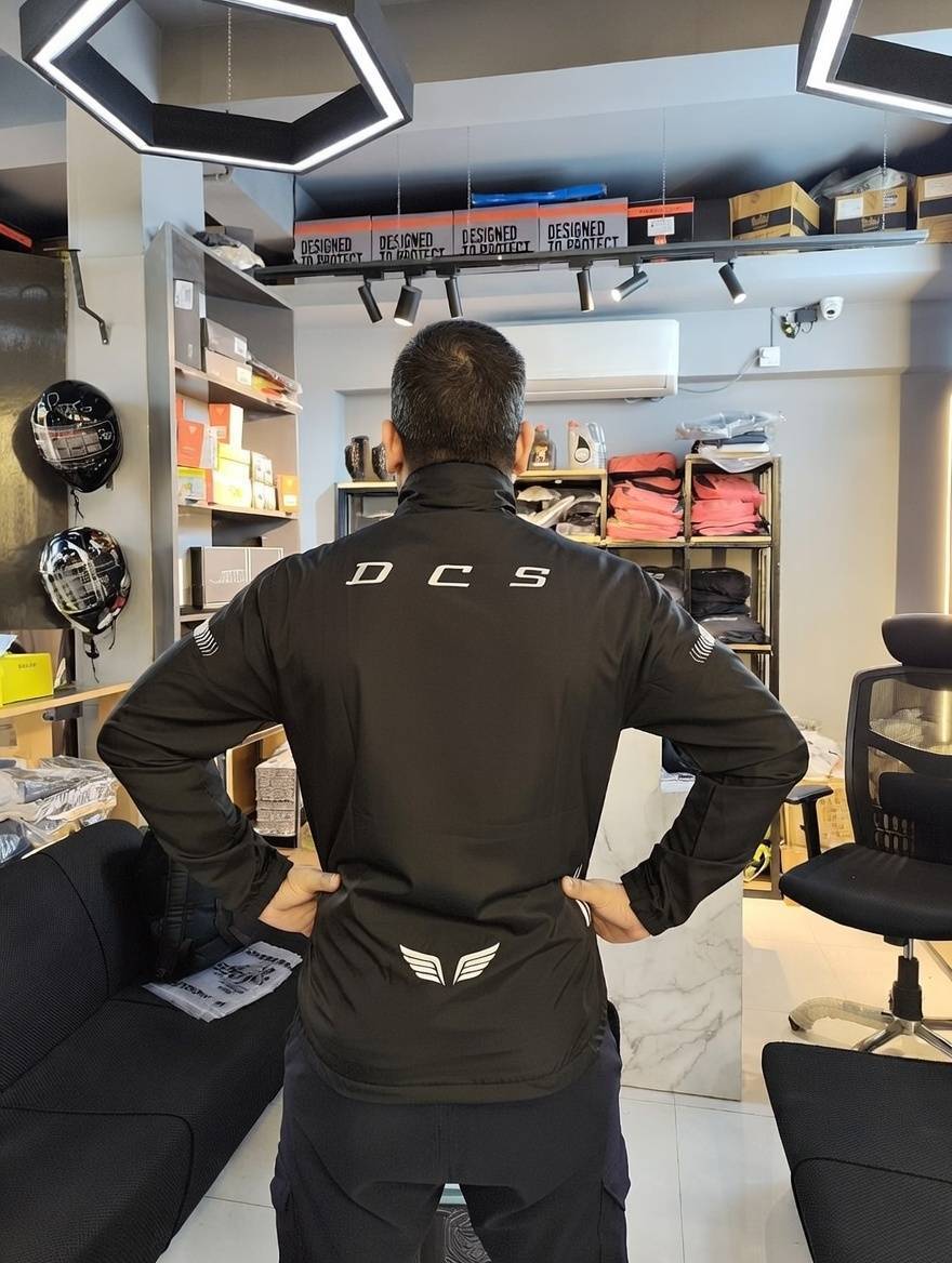 DCS Premium Jet Black Windbreaker
