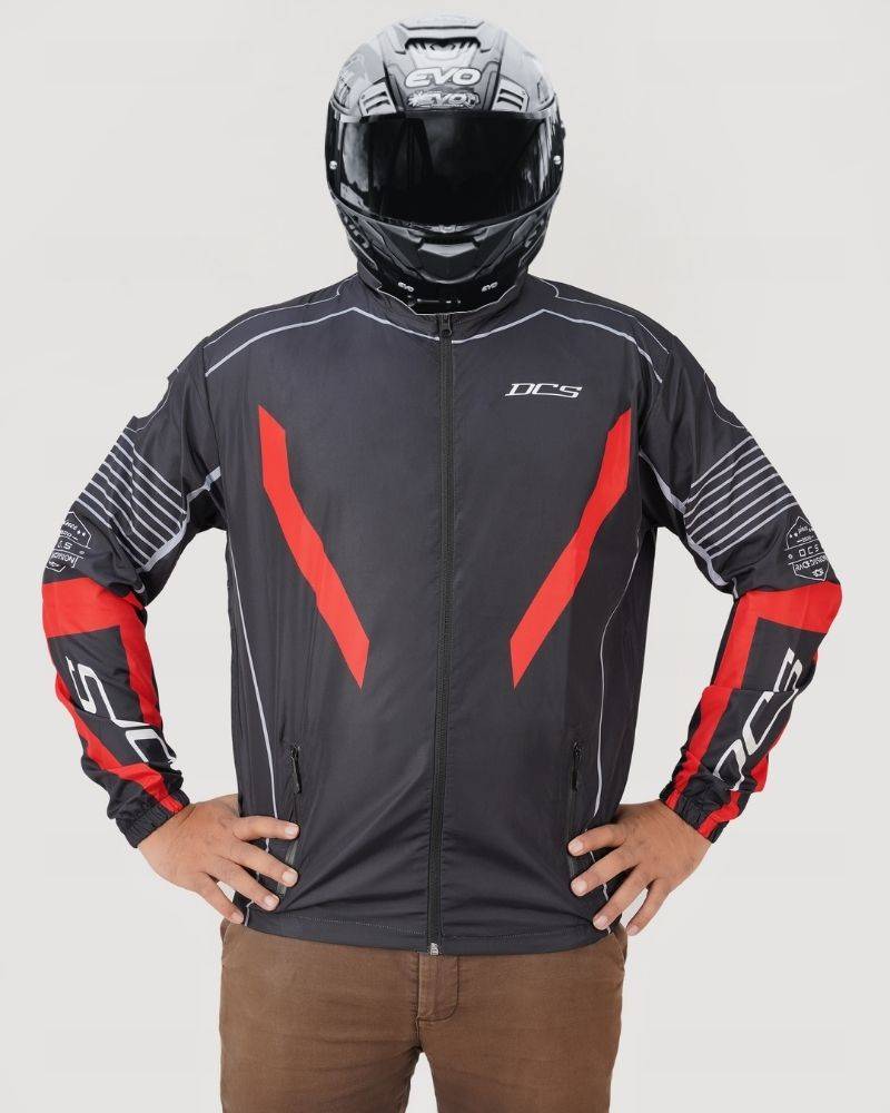 DCS AeroX Windbreaker Red Black