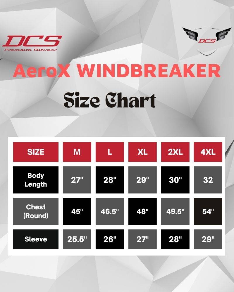 DCS AeroX Windbreaker Red Black